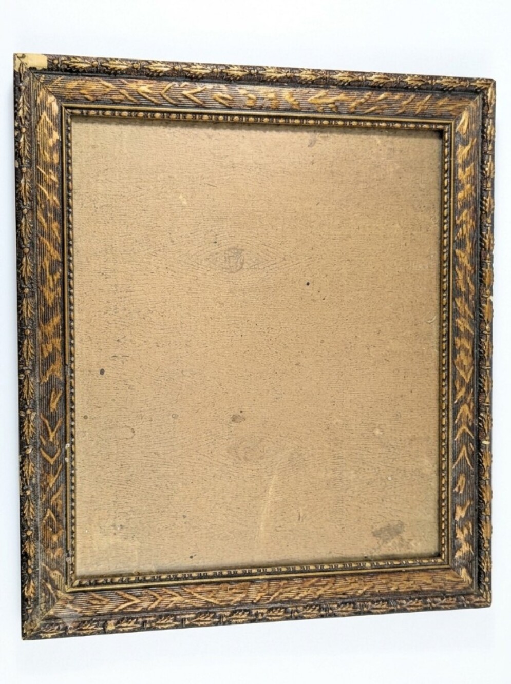 Antique Gold Gesso Wooden Picture Frame Fits 11.5x13.5 Outer 14x16
